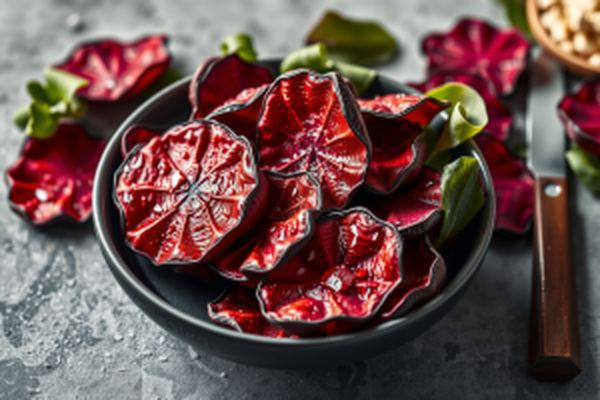 a bowl of dried beet