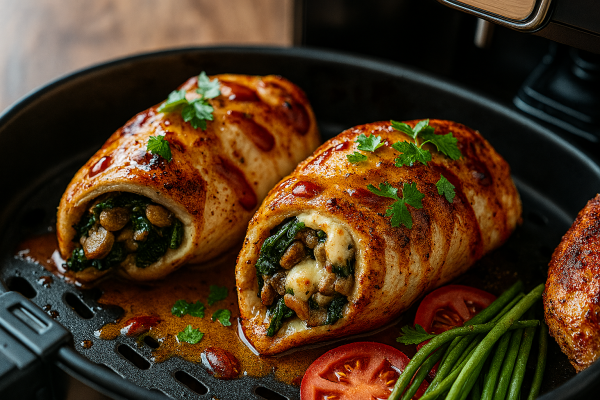 food in a pan with vegetables